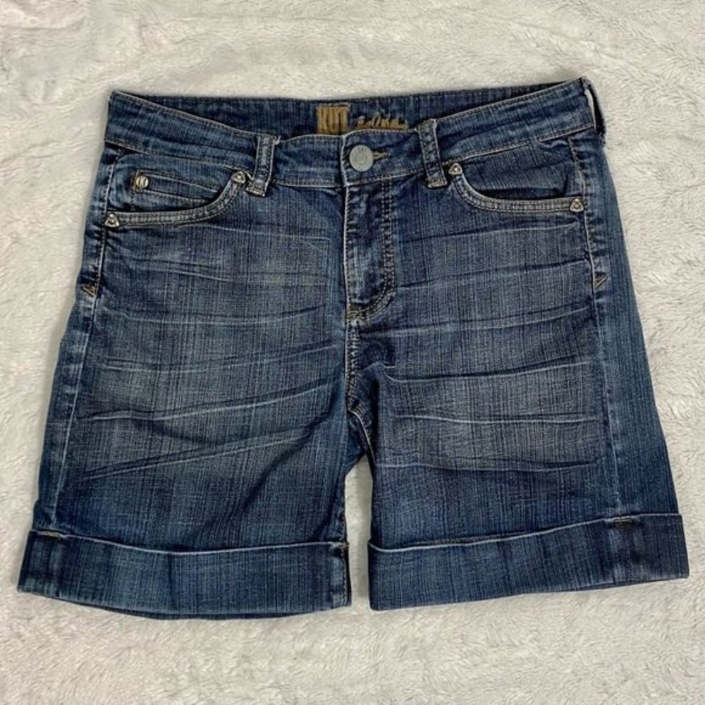 Kut from the Kloth Dark Wash Jean Shorts